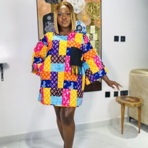 Sara Ele- Ready to wear Fashion in Abuja The Aurelia short bubu