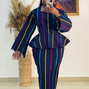 Sara Ele- Ready to wear Fashion in Abuja SaN skirt and top set 0030